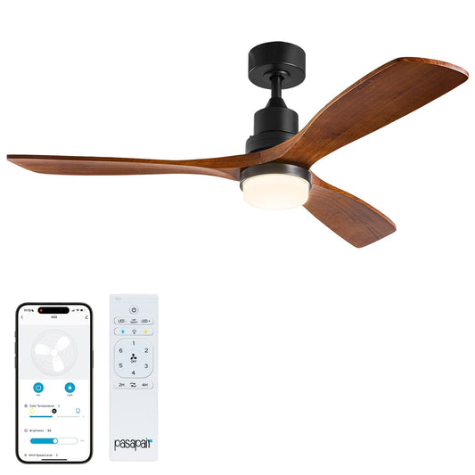 52 Inch Ceiling Fan with Lights and Remote Control/APP