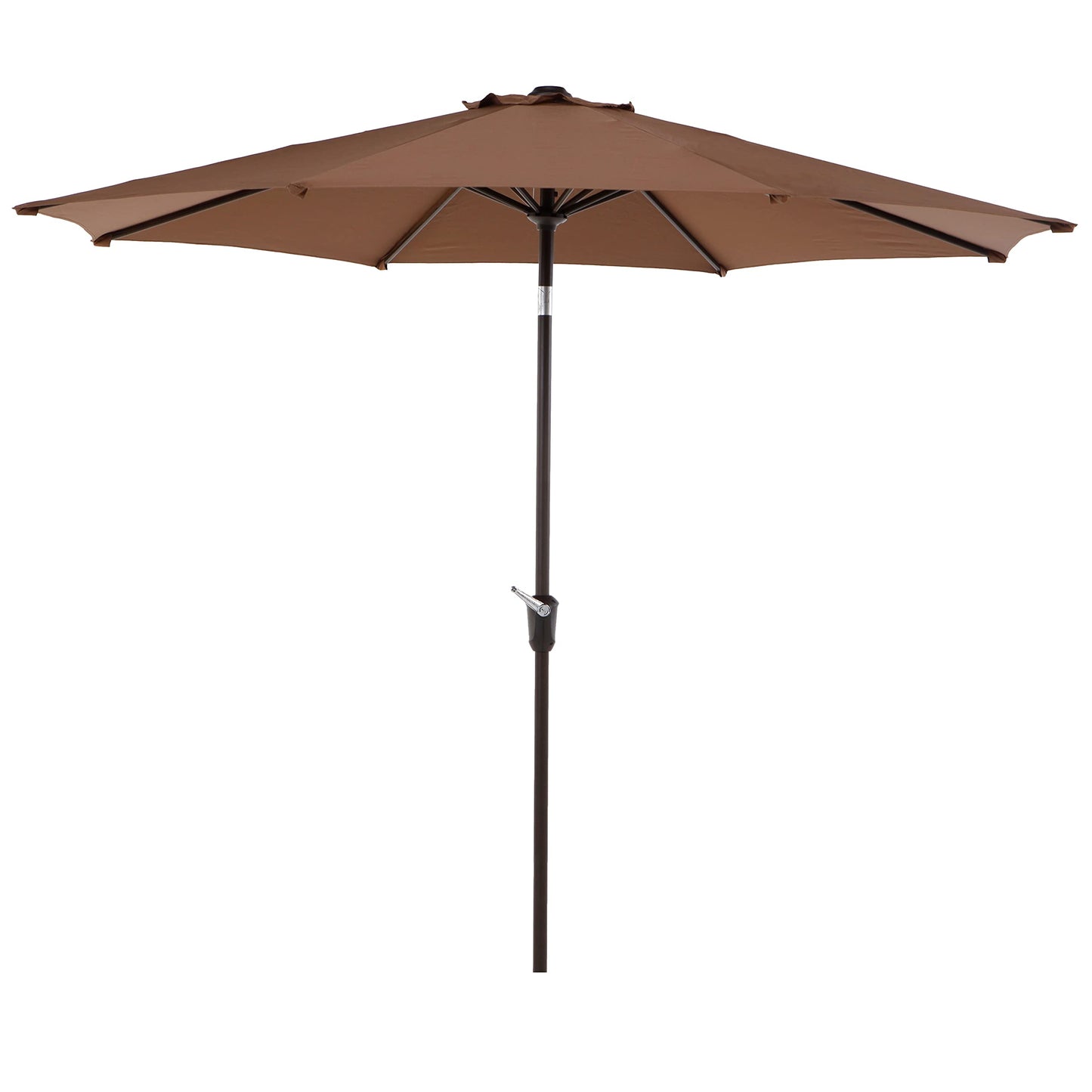 Grand patio Balcony Umbrella, JENA 6x4 FT Outdoor Umbrella, Rectangular Flat Canopy Versatile Patio Shade with 360 Degree Roating Knob for Deck Apartment, Beige