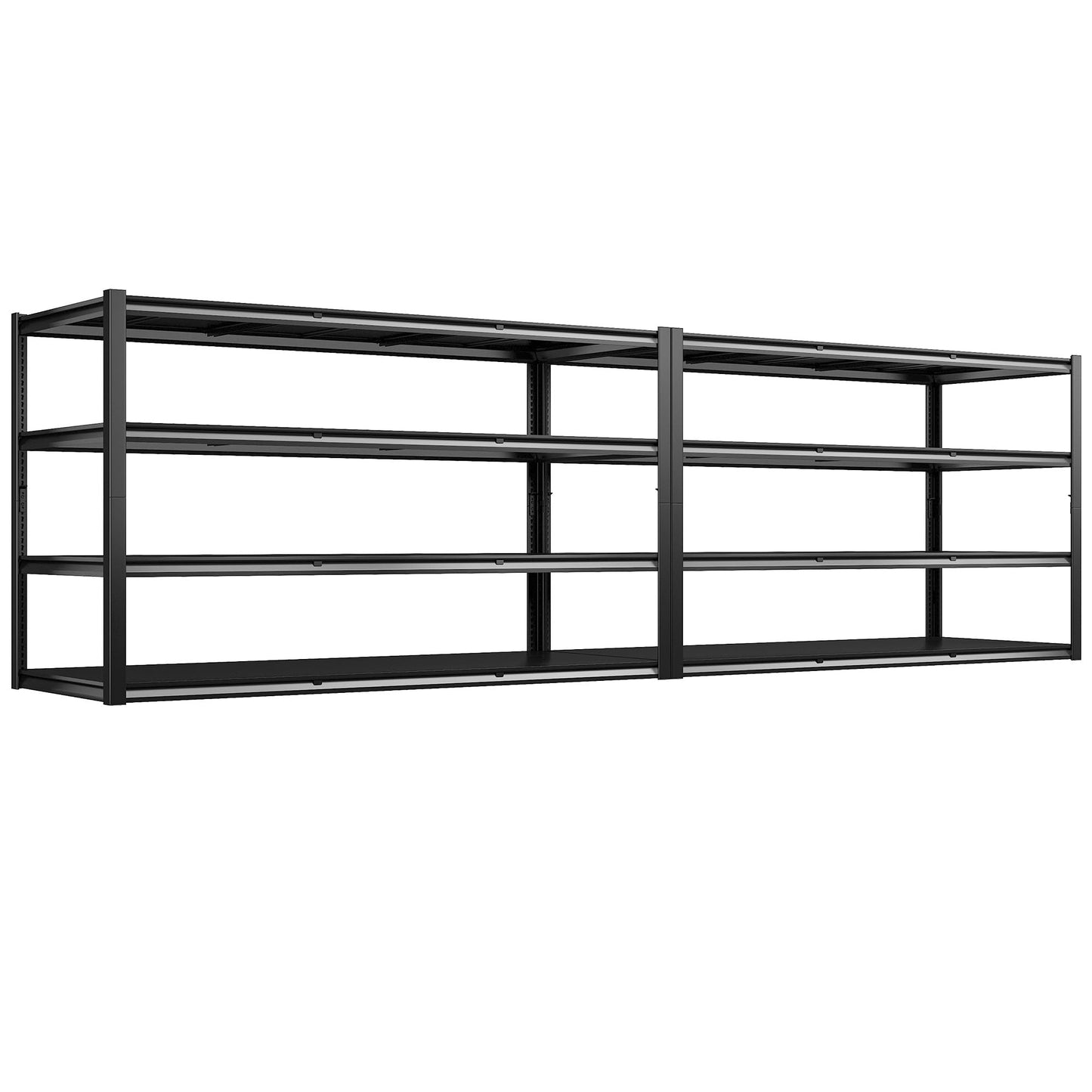 REIBII 60" W Garage Shelving 3000LBS Heavy Duty Storage Shelves, Adjustable 5 Tier Metal Shelves for Storage Rack Industrial Shelf, Garage Storage Shelving Unit, 60" W x 24" D x 72" H