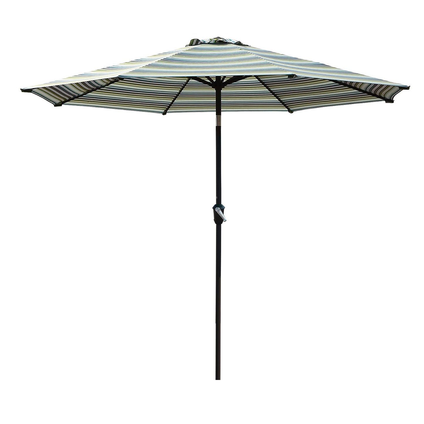 Grand patio Balcony Umbrella, JENA 6x4 FT Outdoor Umbrella, Rectangular Flat Canopy Versatile Patio Shade with 360 Degree Roating Knob for Deck Apartment, Beige