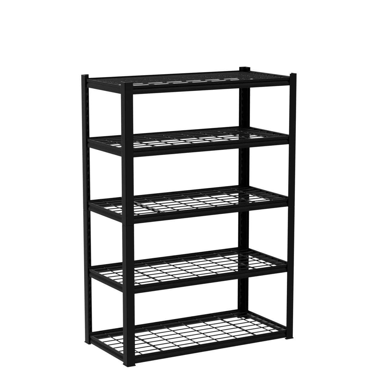 REIBII Garage Shelving 3000LBS Storage Shelves Heavy Duty Shelving Adjustable Industrial Metal Shelving Units for Garage, Basement,Pantry,Warehouse, School,Commercial,36" W x 16" D x 72" H