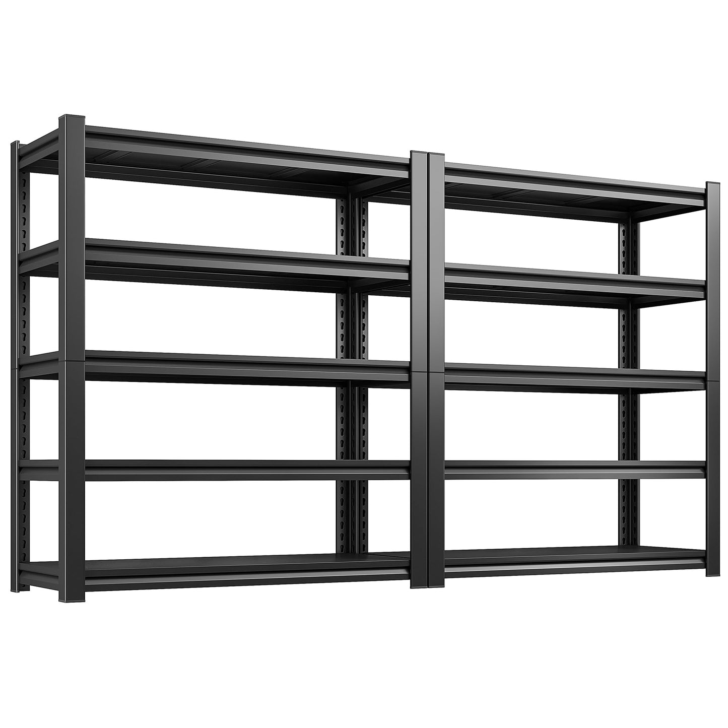 REIBII Garage Shelving 3000LBS Storage Shelves Heavy Duty Shelving Adjustable Industrial Metal Shelving Units for Garage, Basement,Pantry,Warehouse, School,Commercial,36" W x 16" D x 72" H