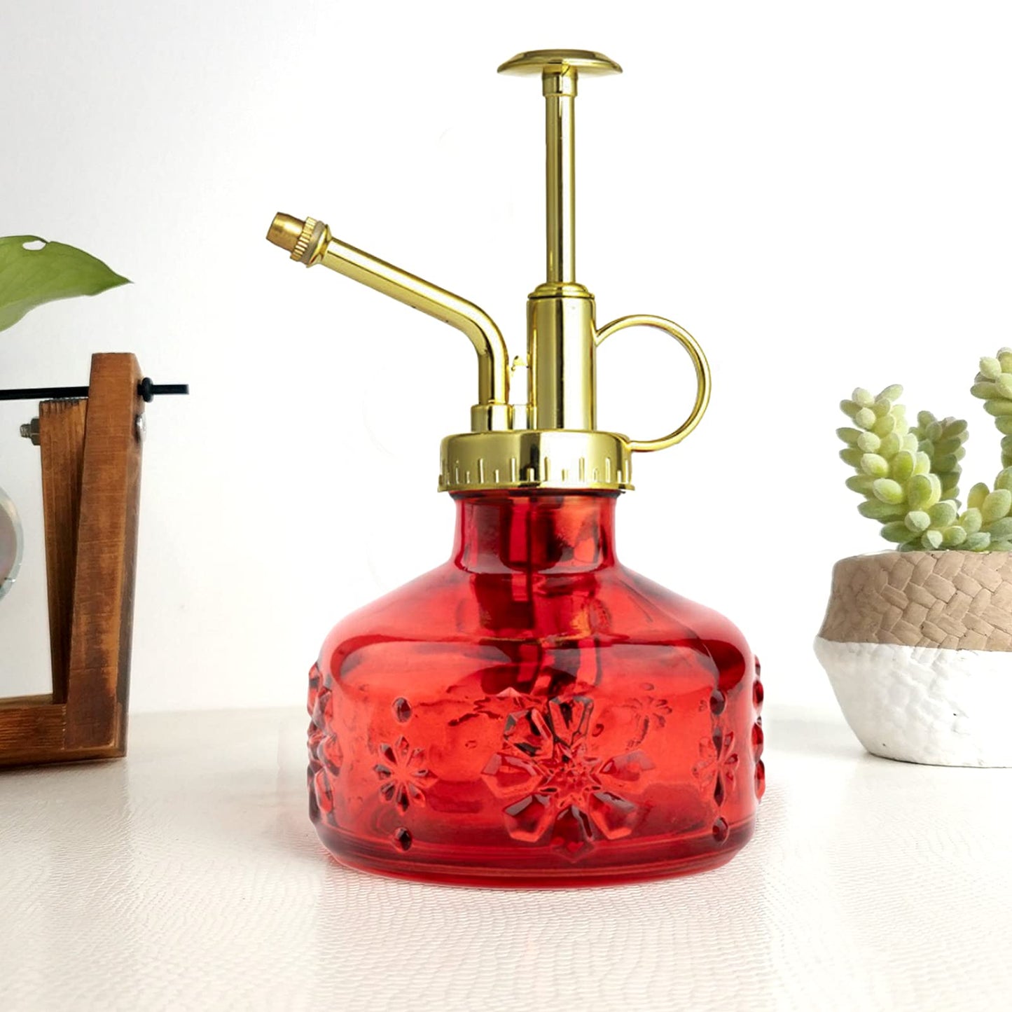 XXXFLOWER Glass Plant Mister Spray Bottle for Indoor Plant Spritzer Succulent Watering Bottle