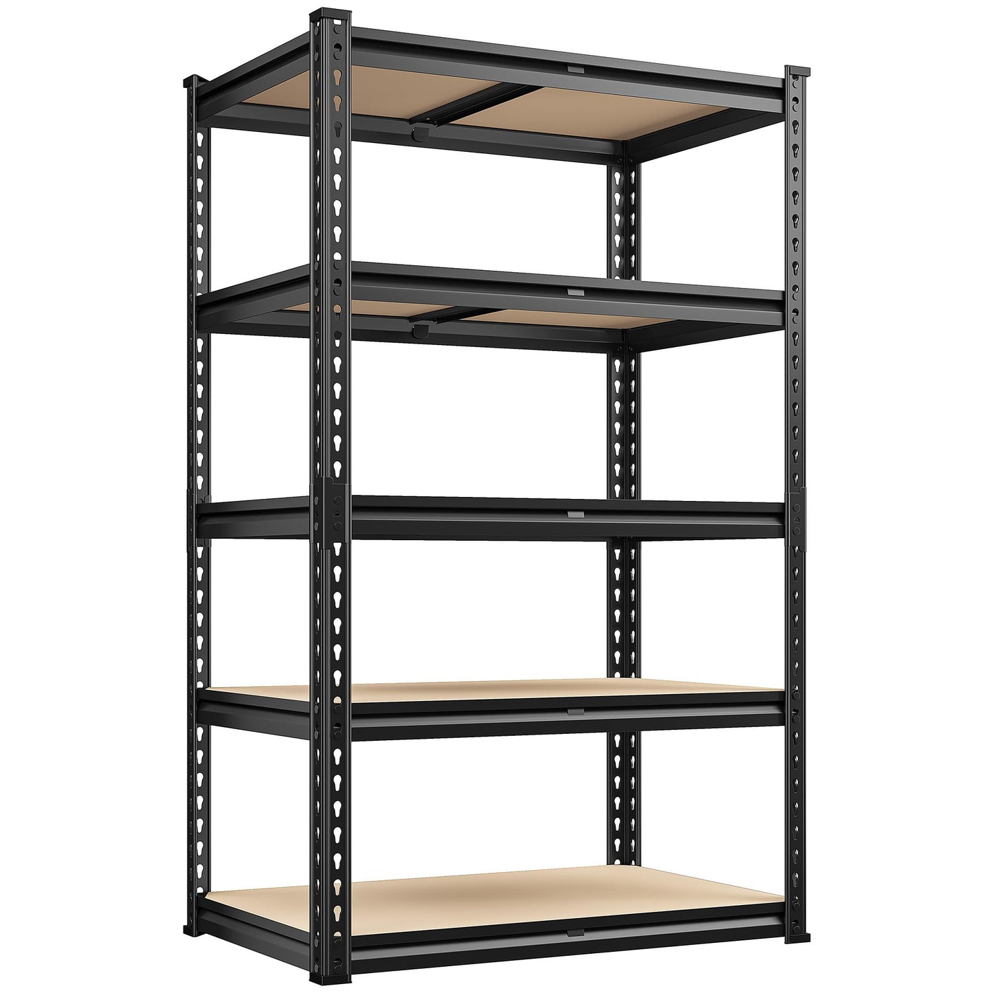 REIBII Storage Shelves, 6 Tier Garage Storage Shelving Units Loads 2250LBS, 72’’H Adjustable Heavy Duty Metal Shelves for Storage Rack for Warehouse Pantry Kitchen Closet,16’’W X16’’D X72’’H