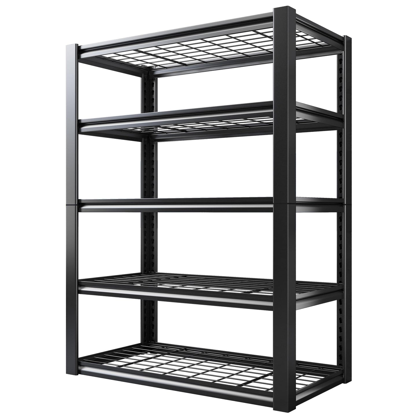 REIBII Garage Shelving 3000LBS Storage Shelves Heavy Duty Shelving Adjustable Industrial Metal Shelving Units for Garage, Basement,Pantry,Warehouse, School,Commercial,36" W x 16" D x 72" H